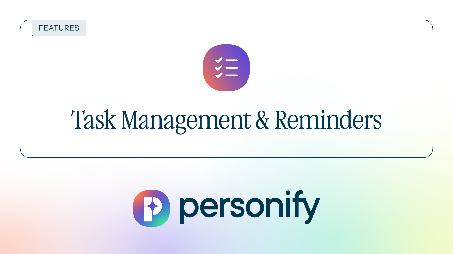 Reminder Task Examples Task Management & Reminders - Personify
